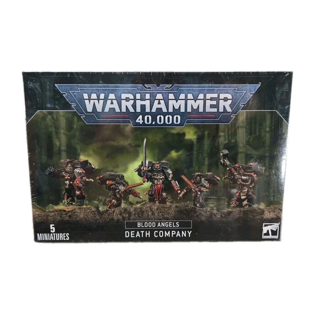 BLOOD ANGELS DEATH COMPANY 2010 WARHAMMER 40K 40,000 OOP SPACE MARINES SQUAD